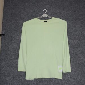Nike Oversized Sweatshirt Lime Green Long Sleeve Crew Neck XXL Engineered